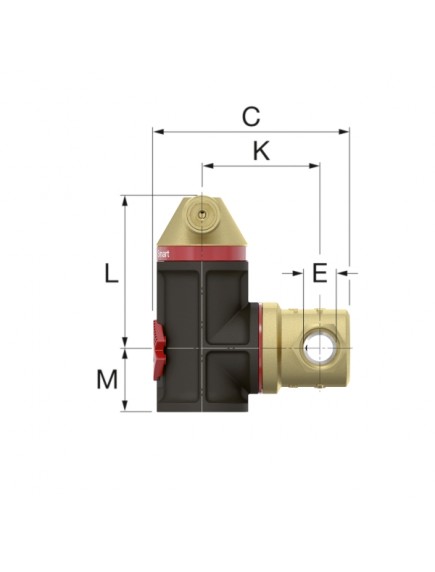 Flamco Flamcovent Smart légleválasztó 1" Flamco Flamcovent Smart légleválasztó 1"