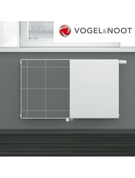 Vogel & Noot acéllemez radiátor 22 PM 600x600 síklapú T6